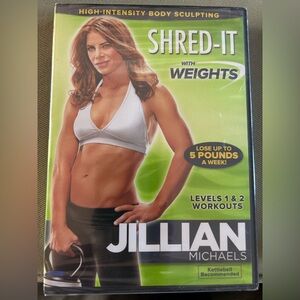 Jillian Michaels DVD- Shred it with Weights-NEW!